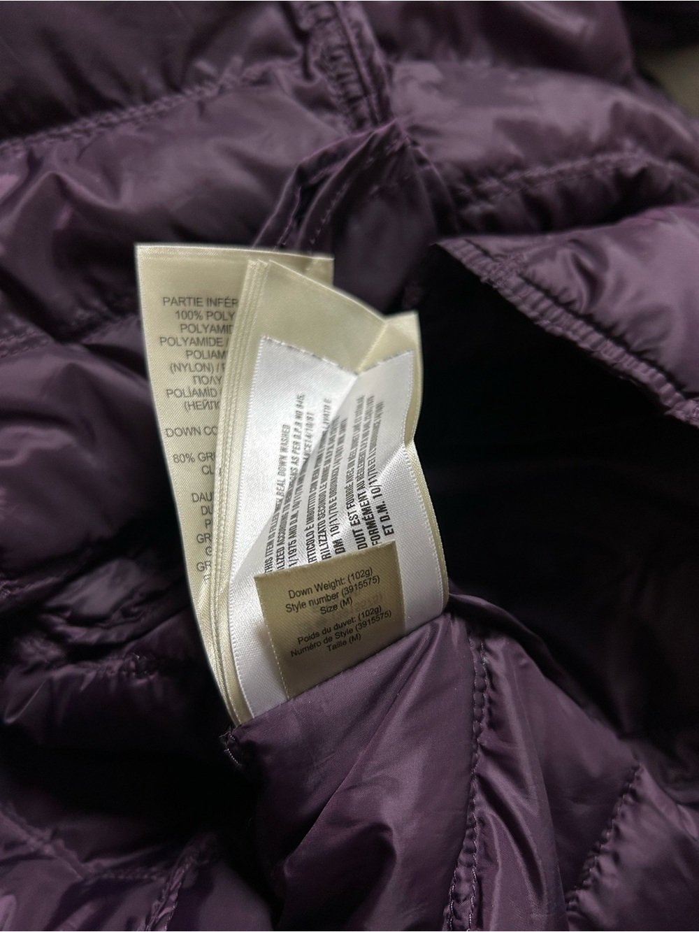 BURBERRY BRIT DOUBLE BREASTED DOWN PUFFER COAT SIZE MEDIUM - Picture 12 of 16